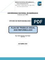 Plan de Trabajo Reformulado 2020 II