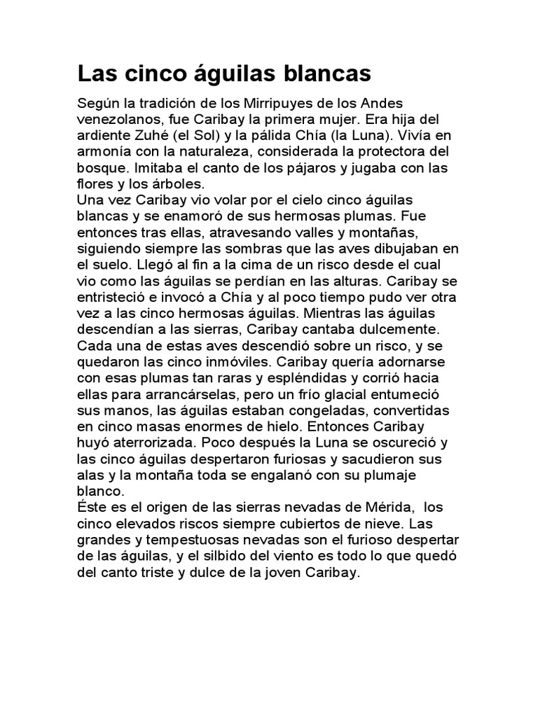 Las Cinco Águilas Blancas PDF