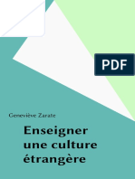 Enseigner une culture étrangère(incomplet)...Geneviève Zarate