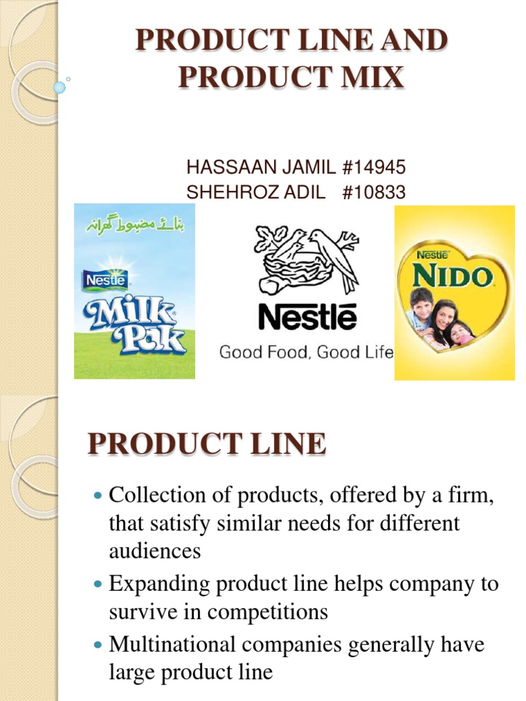 Understanding Product Lines and Mix An Analysis of Nestle Pakistan's