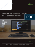 Identifying Key Levels With OANDA's MT4 Open Order Indicator