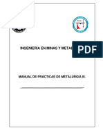 Manual de Prácticas de Metalurgia III PDF