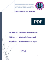 Geología Estructural - Pliegues 