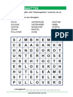 Wortgitter Kleidung PDF