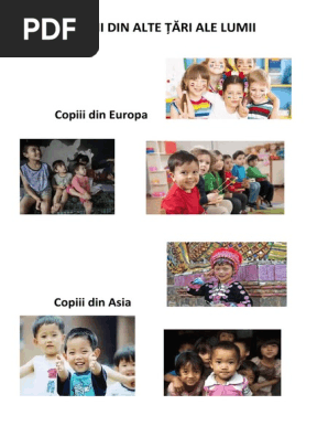 Copii Din Alte È›Äƒri Ale Lumii Docx