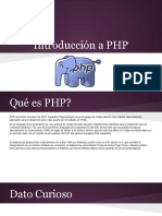 Introduccion A PHP