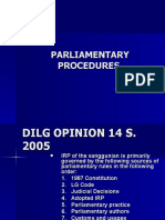 Parliamentary Rules Blue Edition