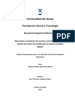 Universidad Del Azuay: Facultad de Ciencia y Tecnología