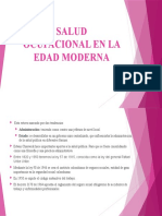 Salud Ocupacional en La Edad Moderna