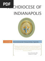 Environmental Stewardship Agenda - Archdiocese of Indianapolis