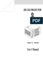 HD Led Projector: User's Manual