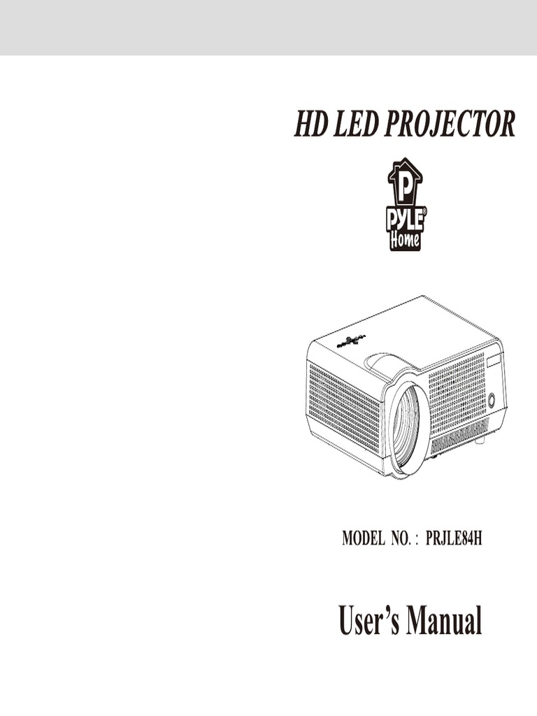 HD LED Projector User Manual | PDF | Hdmi | Video