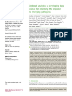 Royal Society 2018 - Outbreak Analytics A Developing Data Science For Informing The Response To Emerging Pathogens rstb.2018.0276