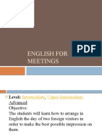 English For Meetings Unit 6 BT