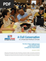 Download A Civil Conversation the Our Budget Our Economy Final Report by America Speaks SN48431596 doc pdf