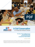 A Civil Conversation: The Our Budget, Our Economy Final Report