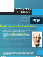 Teoría de La Atribución