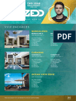 ZEDD - VIP-VVIP - Price List