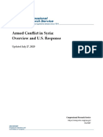 Armed Conflict in Syria: Overview and U.S. Response: Updated July 27, 2020