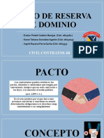 Pacto de Reserva de Dominio.