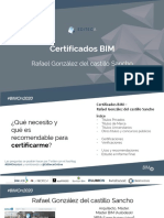 BIMon2020 - 5 - Certificados BIM - Rafael González Del Castillo Sancho - Editeca