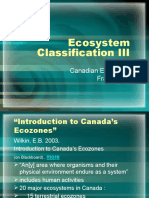 2011 Lecture 3c Ecosystem Classification in Canada
