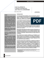 Análisis de La Calidad de Servicio Percibida PDF