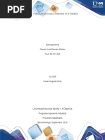 TAREA 1 Aplicación Procesos Materiales en Al Industria