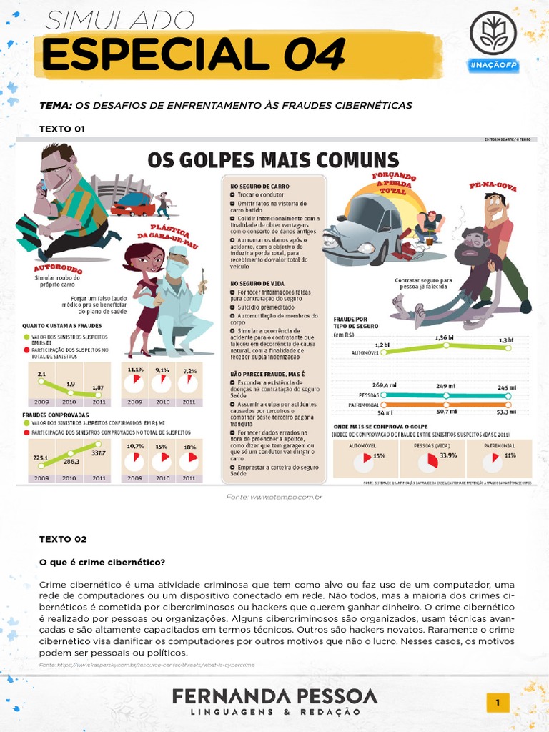 Enfrentando Fraudes Cibernéticas | PDF | Crimes cibernéticos | Publicidade