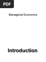 Managerial Economics