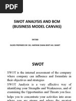 Swot and BMC Analysis