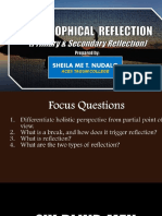 1.2 Philosophical Reflection