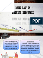 Fundamental Laws On Natural Resources