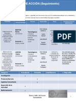 Plan de Accion (Formato para Seguimiento) Semana6