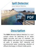 Oil Spill Detector: Remote Optical Watcher