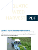 Aquatic Weed Harvester