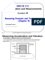 Instrumentation and Measurements: MECH 373