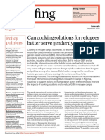 BR Fing: Can Cooking Solutions For Refugees Better Serve Gender Dynamics?