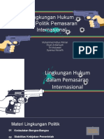 Kelompok 3 (Lingkungan Hukum Dan Politik Pemasaran Internasional)