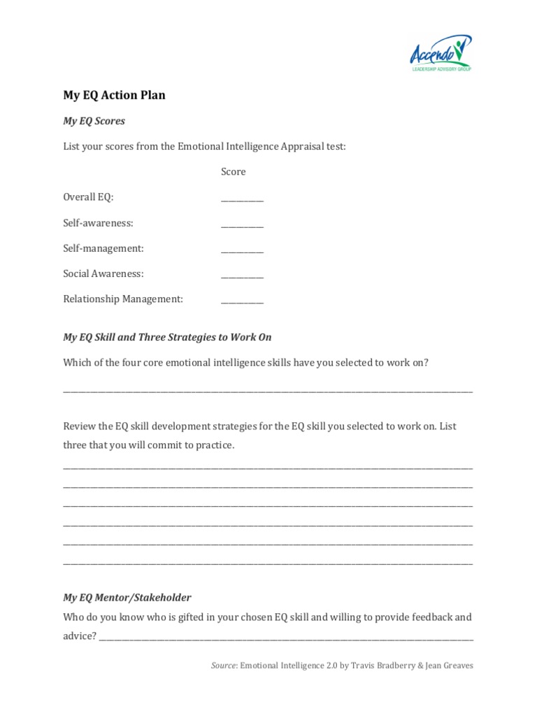 LF EI Action Plan Tool | PDF | Career & Growth