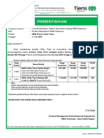 ANNOUNCEMENT Celles Tiane Promo 2020 Half Year