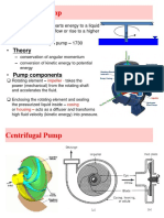 Centrifugal Pump: - Theory