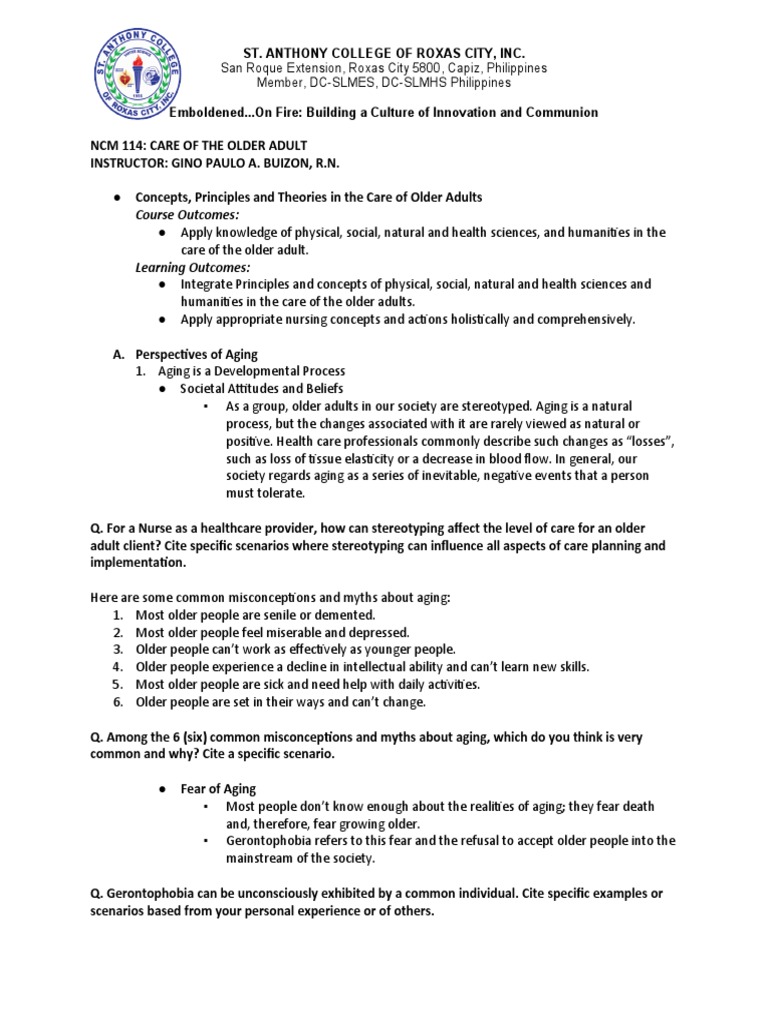 Understanding Aging and Ageism in Care | PDF | Ageing | Ageism