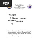 Principle Sof Marketi NG: Quarter 1 - Week 6