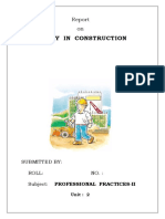 Front Page, Index (Safety in Construction Site)
