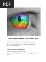 Medical Intuition and Medical Intuitives, Definitions, history, comparisons, safety concerns, training opportunities, future