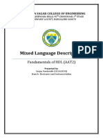 Mixed Language Description: Fundamentals of HDL (AAT2)
