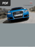 The New A4 and S4 Saloon and Avant: Pricing and Specification Guide