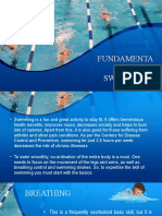 Fundamentals of Swimming