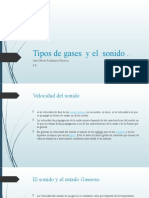 Tipos de Gases y El Sonido